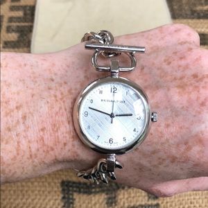 Burberry silver bracelet watch